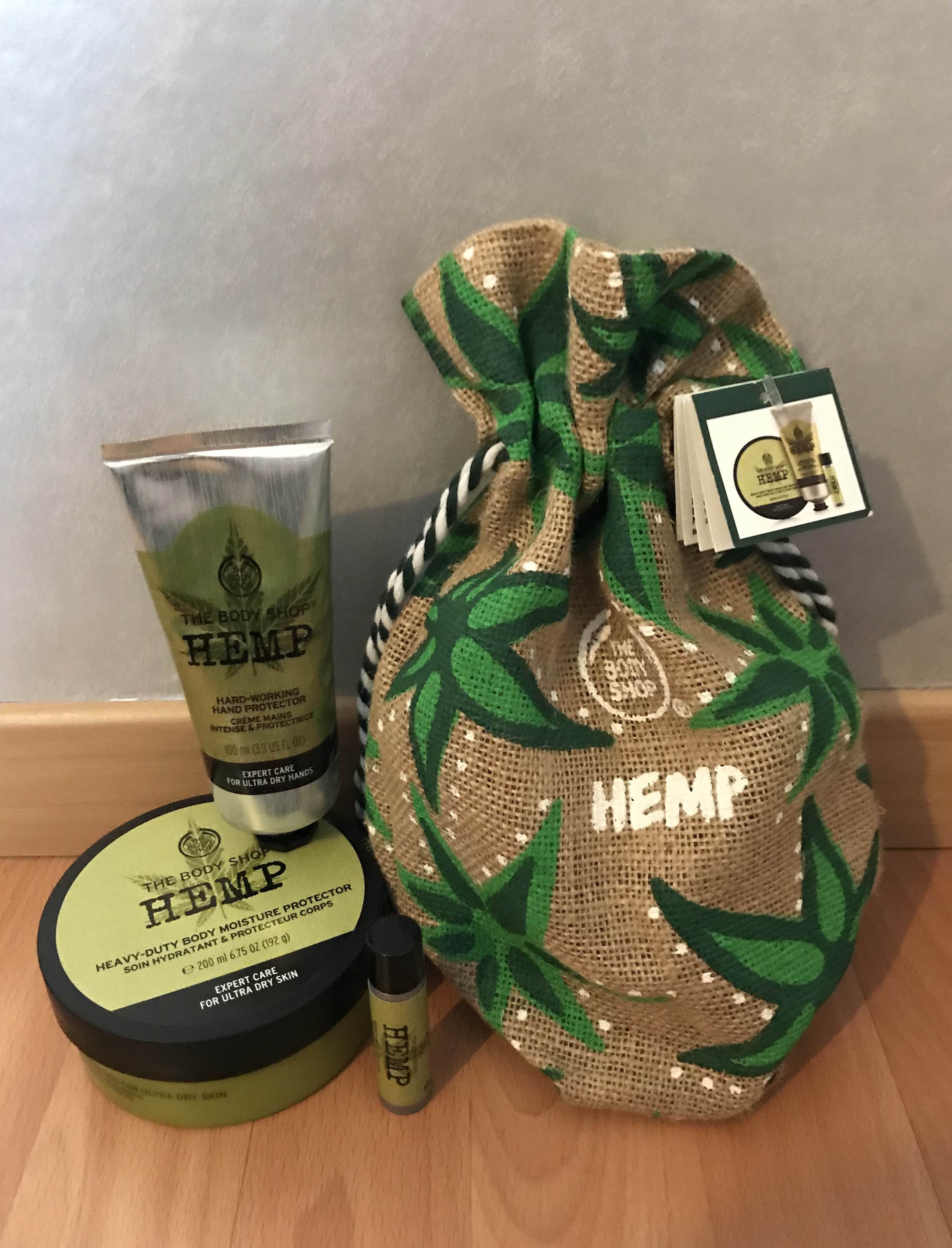 kit hydratation experte chanvre the body shop